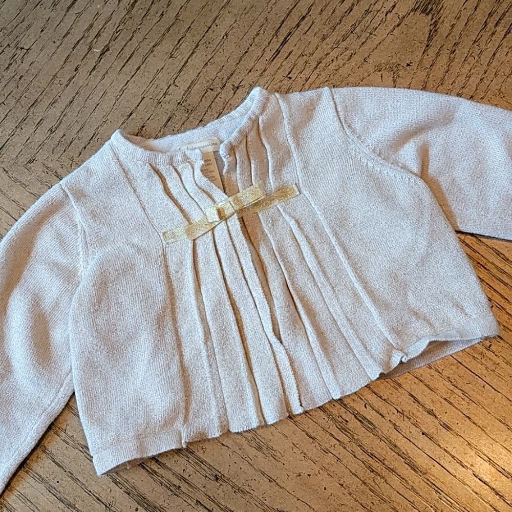 First Impressions 18 month gold shimmer cardigan 🌸